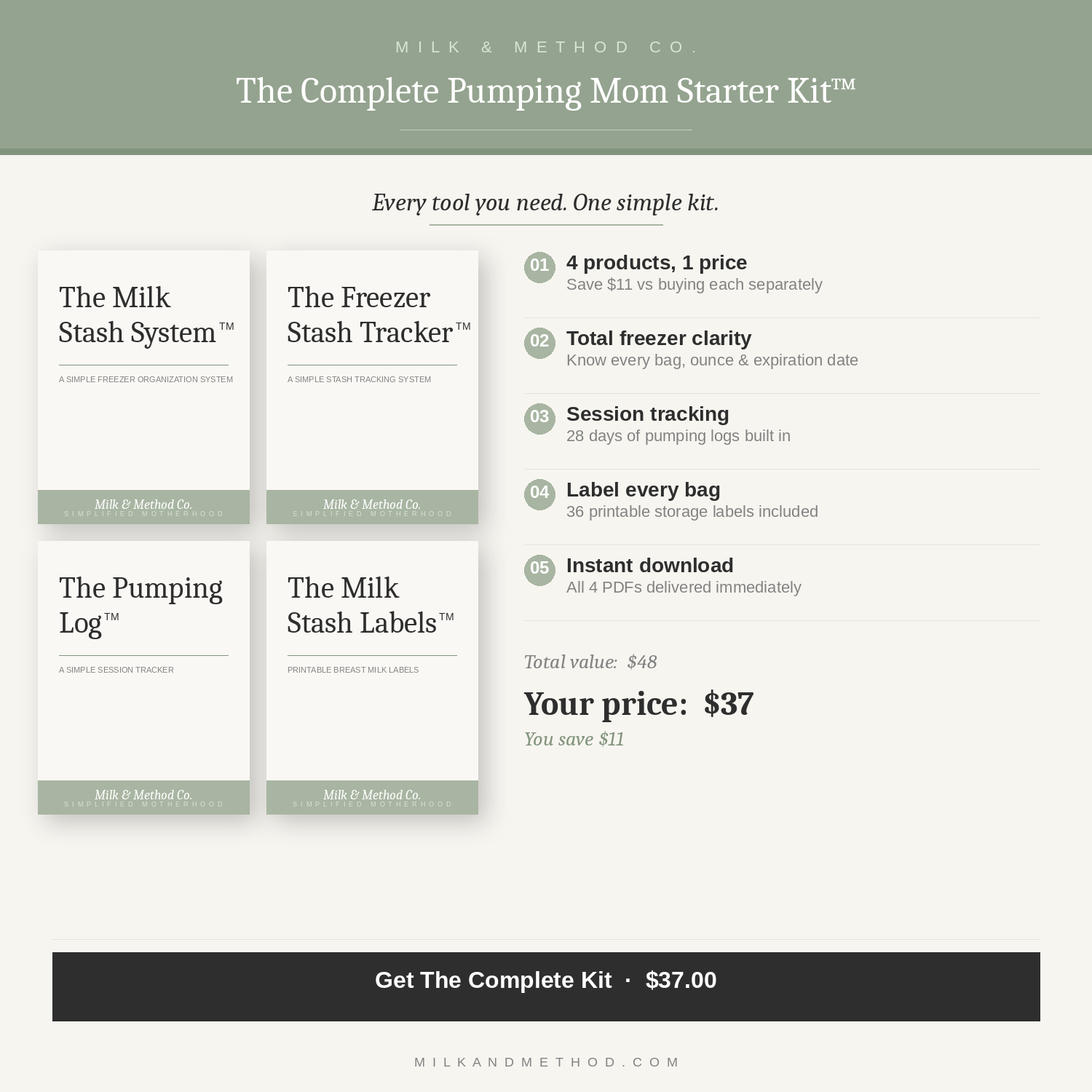 The Complete Pumping Mom Starter Kit™