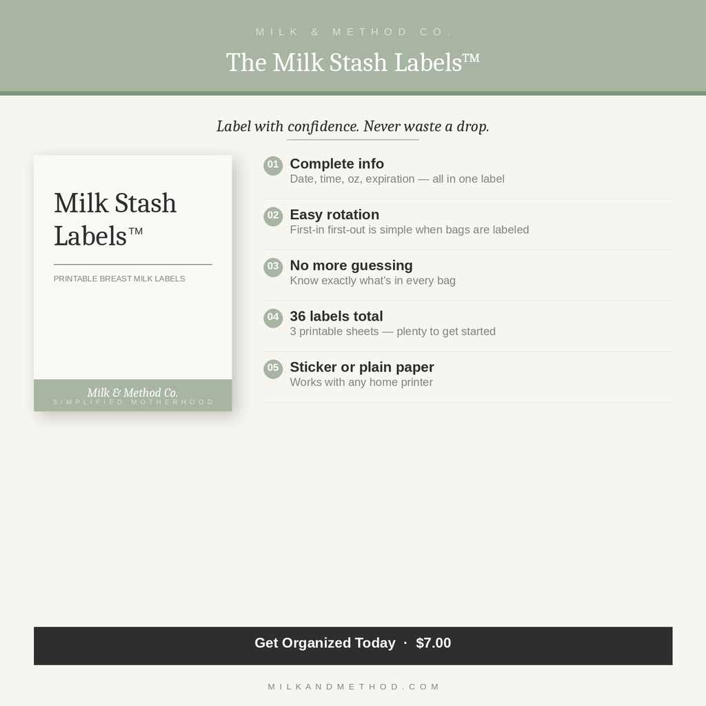 The Milk Stash Labels™